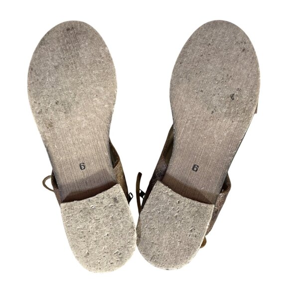 Diba True Day Camp Leather Sandal Lace-Up Size 7.5 (READ) Brown Gladiator - Picture 8 of 12